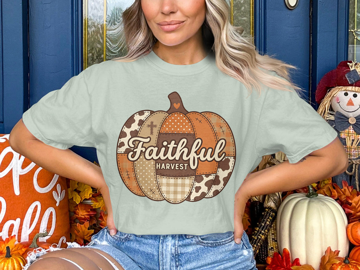 Faithful Harvest Pumpkin T-Shirt