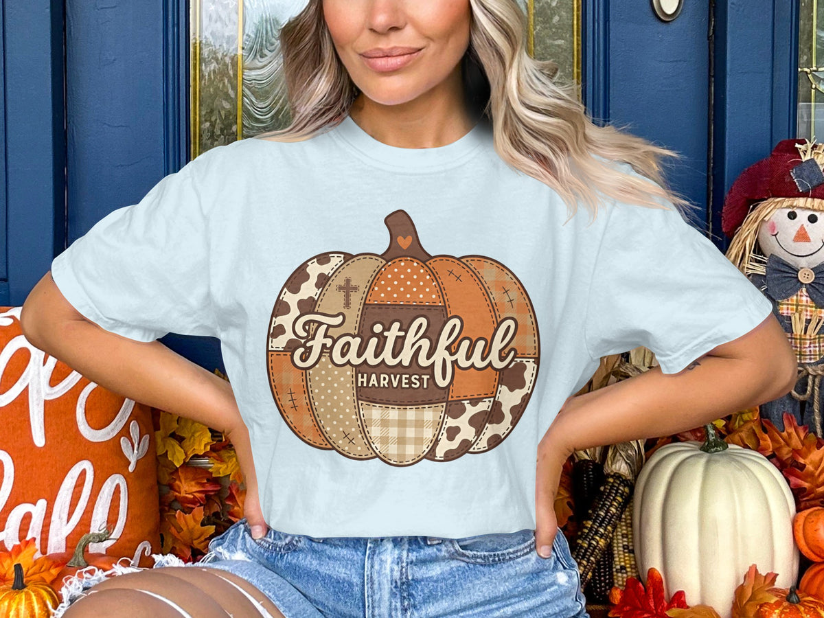 Faithful Harvest Pumpkin T-Shirt