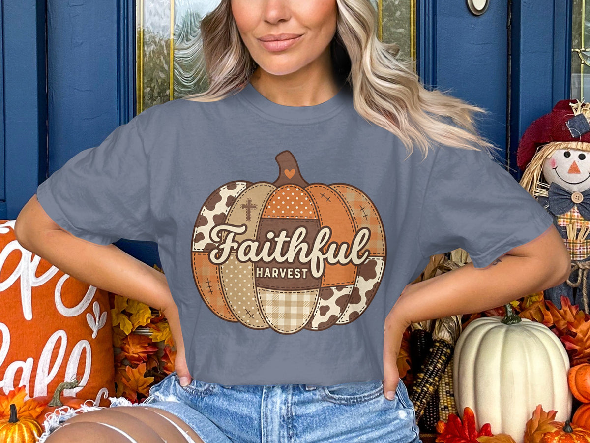 Faithful Harvest Pumpkin T-Shirt