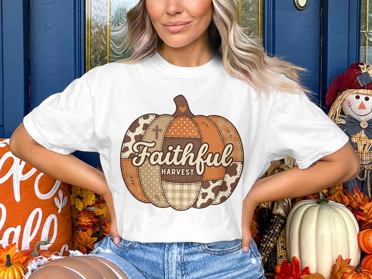 Faithful Harvest Pumpkin T-Shirt
